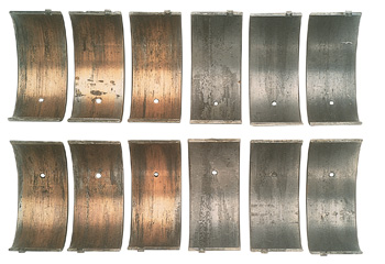 Bearing wear patterns