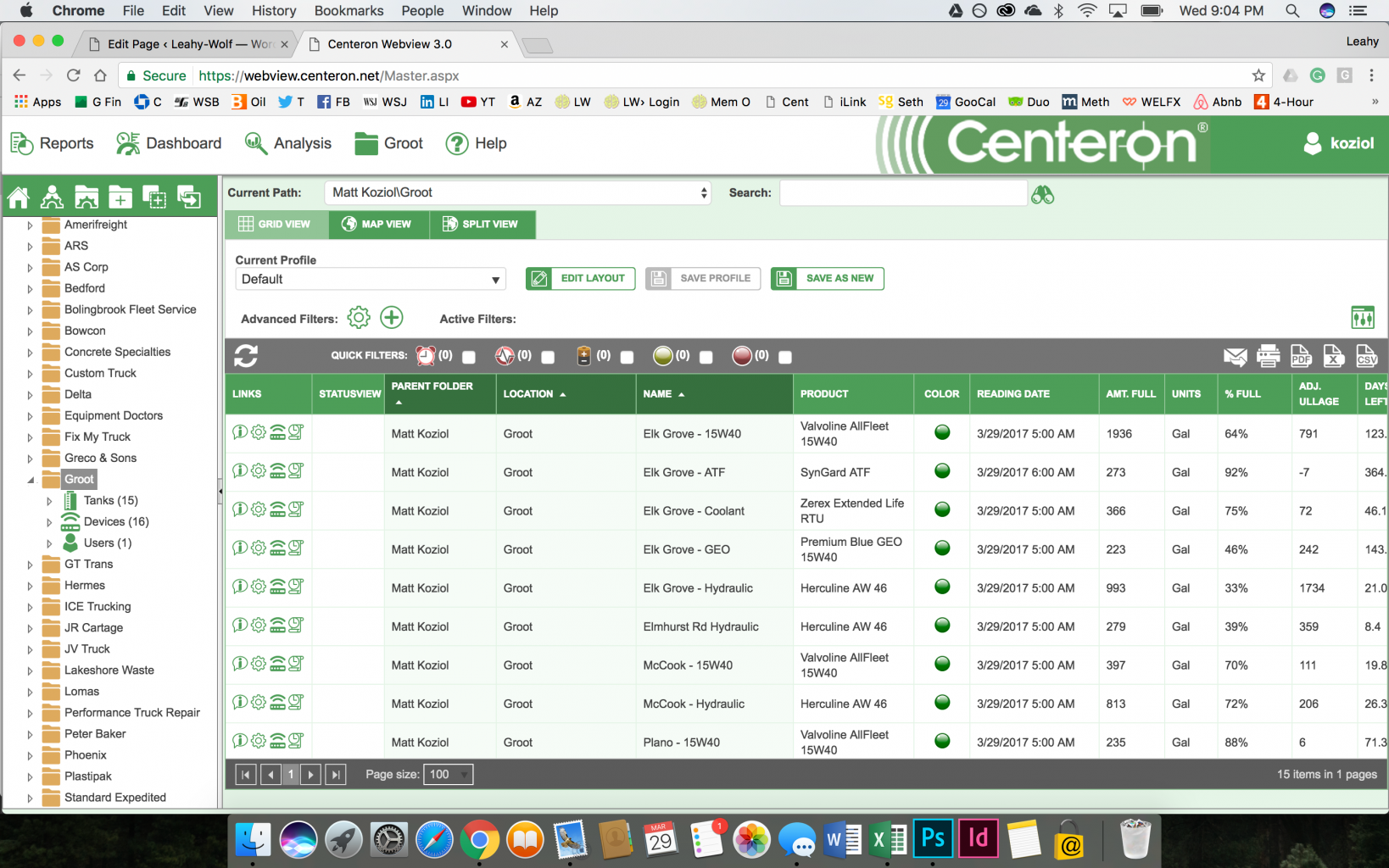 Centeron Company Page Centeron Company Page