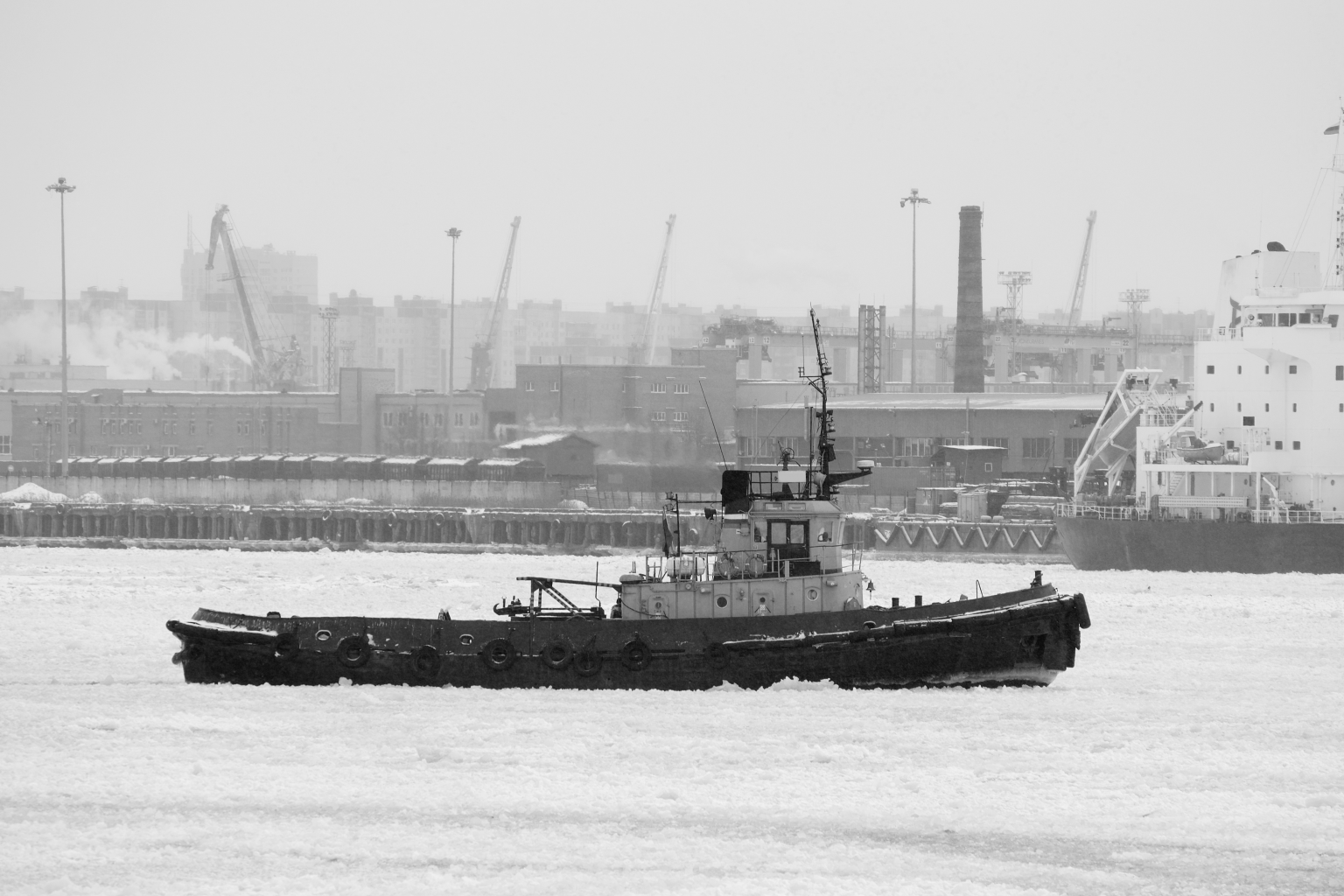 Tub Boat BW